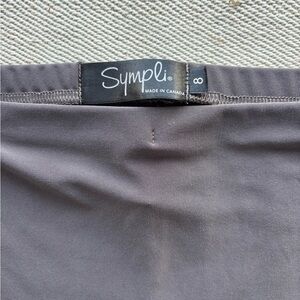 Sympli Charcoal Skirt